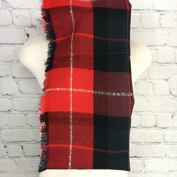 Plaid Infinity Scarf - Picture 2 of 5